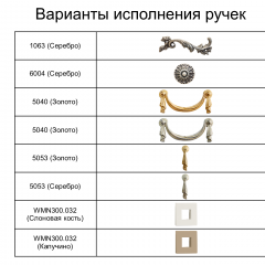 Спальный гарнитур Тиффани Premium слоновая кость/серебро в Нижнекамске - nizhnekamsk.mebel24.online | фото 5