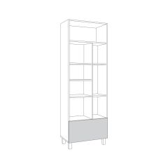 Стеллаж 13.148 Манхеттен в Нижнекамске - nizhnekamsk.mebel24.online | фото 2
