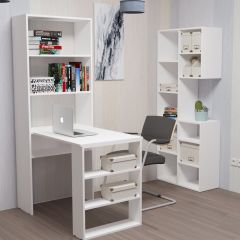 Стеллаж Элемент-1 (белый) в Нижнекамске - nizhnekamsk.mebel24.online | фото 4