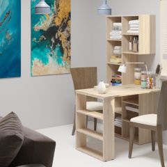 Стеллаж Элемент-2 (дуб сонома) в Нижнекамске - nizhnekamsk.mebel24.online | фото 4