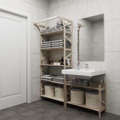 Стеллаж Конструктор Арт.СR2000-1 в Нижнекамске - nizhnekamsk.mebel24.online | фото 4