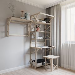 Стеллаж+стол Конструктор Арт.СRСт1-1 в Нижнекамске - nizhnekamsk.mebel24.online | фото 6