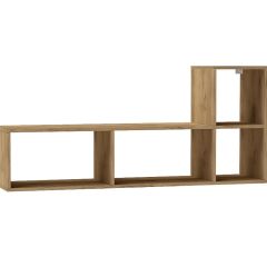 Стеллаж универсальный (ЛДСП дуб крафт золотой) в Нижнекамске - nizhnekamsk.mebel24.online | фото 1