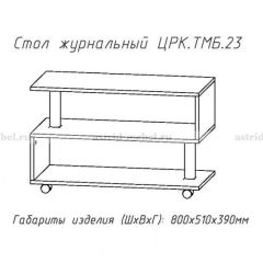 Стол журнальный №23 в Нижнекамске - nizhnekamsk.mebel24.online | фото 4