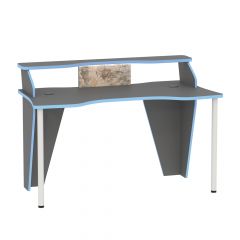 Стол компьютерный 12.61 Индиго в Нижнекамске - nizhnekamsk.mebel24.online | фото 1