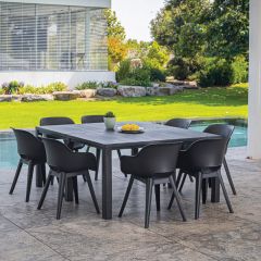 Стол раскладной Джули (Julie Double table 2 configurations) Графит в Нижнекамске - nizhnekamsk.mebel24.online | фото 7