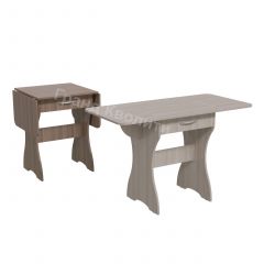Стол раскладной с ящиком (Дуб Сонома) в Нижнекамске - nizhnekamsk.mebel24.online | фото 3