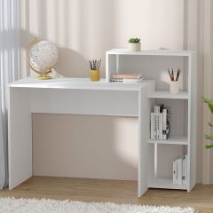 Стол с полкой (ЛДСП белый) в Нижнекамске - nizhnekamsk.mebel24.online | фото