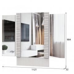ГАММА 20 Стол туалетный + Зеркало (Серия №4) в Нижнекамске - nizhnekamsk.mebel24.online | фото 3