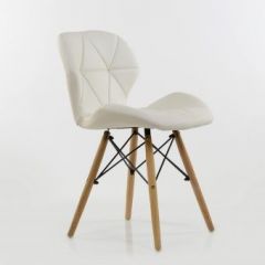 Стул Barneo N-42 Perfecto PU белый в Нижнекамске - nizhnekamsk.mebel24.online | фото 2