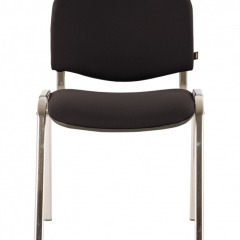 Стул BRABIX "Iso CF-001" (хром каркас, ткань черная) 531419 в Нижнекамске - nizhnekamsk.mebel24.online | фото 2