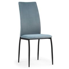 Стул на металлокаркасе Tod light blue / black в Нижнекамске - nizhnekamsk.mebel24.online | фото 3