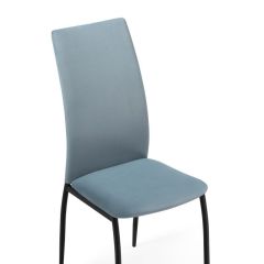 Стул на металлокаркасе Tod light blue / black в Нижнекамске - nizhnekamsk.mebel24.online | фото 9