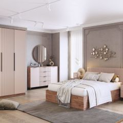 ТОСКАНА Спальный гарнитур (компоновка 2) в Нижнекамске - nizhnekamsk.mebel24.online | фото