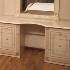 Туалетный стол (02.136) Рома (беж) в Нижнекамске - nizhnekamsk.mebel24.online | фото 1