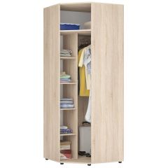 Угловой шкаф с зеркалом "Алиса (H6_M)" ручка скоба в Нижнекамске - nizhnekamsk.mebel24.online | фото 3