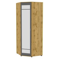 Угловой шкаф с зеркалом "Алиса (H6_M)" ручка скоба в Нижнекамске - nizhnekamsk.mebel24.online | фото 19