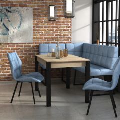 РЕАЛ Уголок кухонный (Велюр Лагуна) в Нижнекамске - nizhnekamsk.mebel24.online | фото 2