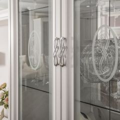 Витрина двухстворчатая Мишель в Нижнекамске - nizhnekamsk.mebel24.online | фото 3
