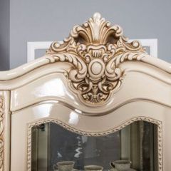 Витрина одностворчатая Джоконда (крем глянец) в Нижнекамске - nizhnekamsk.mebel24.online | фото 2
