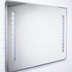 Зеркало Quadro 100 alum с подсветкой Sansa (SQ1019Z) в Нижнекамске - nizhnekamsk.mebel24.online | фото 2