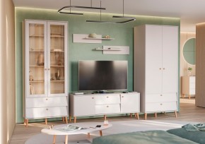 АФИНА Гостиная (модульная) кашемир серый в Нижнекамске - nizhnekamsk.mebel24.online | фото 1