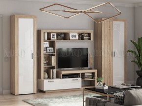 Ангара Пенал (Белый глянец/Сонома) в Нижнекамске - nizhnekamsk.mebel24.online | фото 3