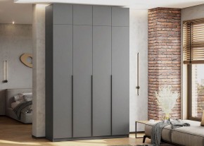 Антресоль 1600 «ШК-5» Графит серый в Нижнекамске - nizhnekamsk.mebel24.online | фото 4