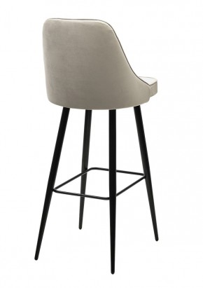 Барный стул NEPAL-BAR ЛАТТЕ #25, велюр/ черный каркас (H=78cm) М-City в Нижнекамске - nizhnekamsk.mebel24.online | фото 2