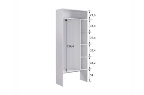 БАСКО Прихожая К10 (графит) в Нижнекамске - nizhnekamsk.mebel24.online | фото 6