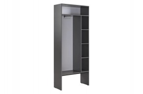 БАСКО Прихожая К10 (графит) в Нижнекамске - nizhnekamsk.mebel24.online | фото 7