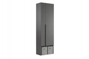 БАСКО Шкаф двухдверный L600 (графит) в Нижнекамске - nizhnekamsk.mebel24.online | фото