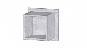 ДАЛЛАС Полка квадрат (цемент светлый) в Нижнекамске - nizhnekamsk.mebel24.online | фото