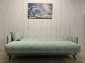 Диван Престиж-3 (НПБ) велюр Sensey mist green в Нижнекамске - nizhnekamsk.mebel24.online | фото 3