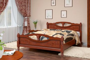 ЕЛЕНА-4 Кровать из массива (орех) в Нижнекамске - nizhnekamsk.mebel24.online | фото 1