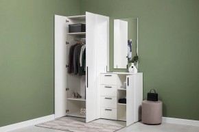 ЭЙР прихожая (модульная) Белый Шагрень в Нижнекамске - nizhnekamsk.mebel24.online | фото 24