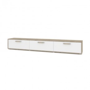 ФЛОРИДА Ф33 Тумба ТВ (дуб серый/белый) в Нижнекамске - nizhnekamsk.mebel24.online | фото