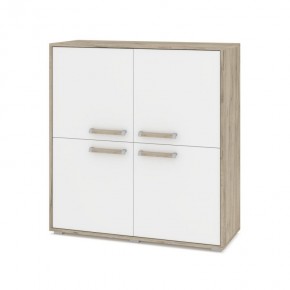 ФЛОРИДА Ф43 Комод (дуб серый/белый) в Нижнекамске - nizhnekamsk.mebel24.online | фото