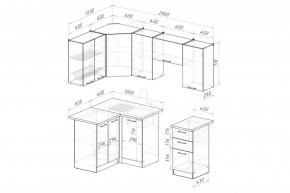 ГЛОРИЯ Кухонный гарнитур Оптима 5 (1200*2000 мм) в Нижнекамске - nizhnekamsk.mebel24.online | фото 2