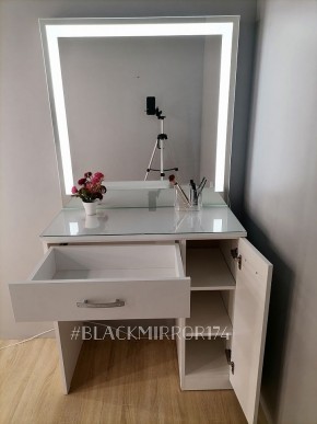 Гримерный стол ГС1LEDД80 в Нижнекамске - nizhnekamsk.mebel24.online | фото 3