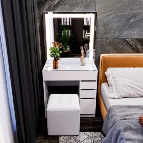 Гримерный стол ГС5LEDМ80 в Нижнекамске - nizhnekamsk.mebel24.online | фото