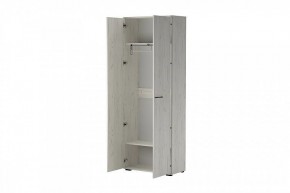 ИТАЛИЯ ШК-800 Шкаф 2дв (дуб крафт белый) в Нижнекамске - nizhnekamsk.mebel24.online | фото 2