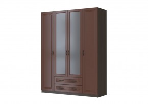 КАНТРИ Спальный гарнитур (модульный) орех ЛАК в Нижнекамске - nizhnekamsk.mebel24.online | фото 4