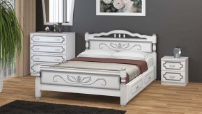 КАРИНА-5 Кровать из массива 900 с 2-мя ящиками в Нижнекамске - nizhnekamsk.mebel24.online | фото 1