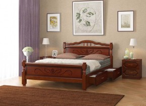 КАРИНА-5 Кровать из массива 900 с 2-мя ящиками в Нижнекамске - nizhnekamsk.mebel24.online | фото 2