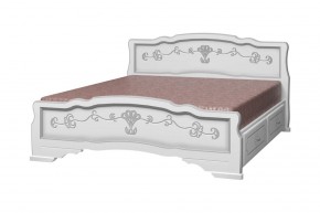КАРИНА-6 Кровать из массива 1200 с 2-мя ящиками в Нижнекамске - nizhnekamsk.mebel24.online | фото 2
