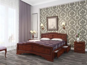 КАРИНА-6 Кровать из массива 1200 с 2-мя ящиками в Нижнекамске - nizhnekamsk.mebel24.online | фото 6