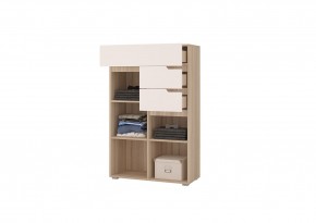 Комод АНТАЛИЯ (Сонома/Белый софт) в Нижнекамске - nizhnekamsk.mebel24.online | фото 2