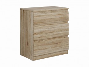 Комод КАСТОР с тремя ящиками, цвет Дуб Сонома в Нижнекамске - nizhnekamsk.mebel24.online | фото