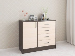 Комод Катрин-6 венге/дуб молочный в Нижнекамске - nizhnekamsk.mebel24.online | фото